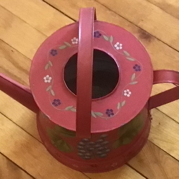 Decorative Tin Watering Can - Picture 3 of 5